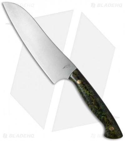 Michael Zieba Santoku Knife Green Maple Burl/G-10 (6.5" AEB-L) 3 Michael Zieba Santoku Knife Green Maple Burl/G-10 (6.5" AEB-L)
