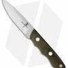 Zoe Crist Knives Backpacker Fixed Blade Knife Green Micarta (3.75" Satin)